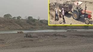 Painganga river , polluted, sand smugglers,