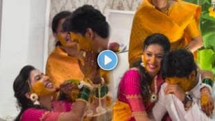 brother crying at sister's haldi ceremony