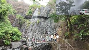 Amboli s famous waterfalls saw increased flow as pre monsoon rains arrived in Maharashtra
