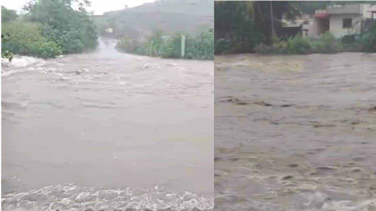 Heavy rains continue in Satara drought areas with cloudburst in Dhumalwadi Phaltan