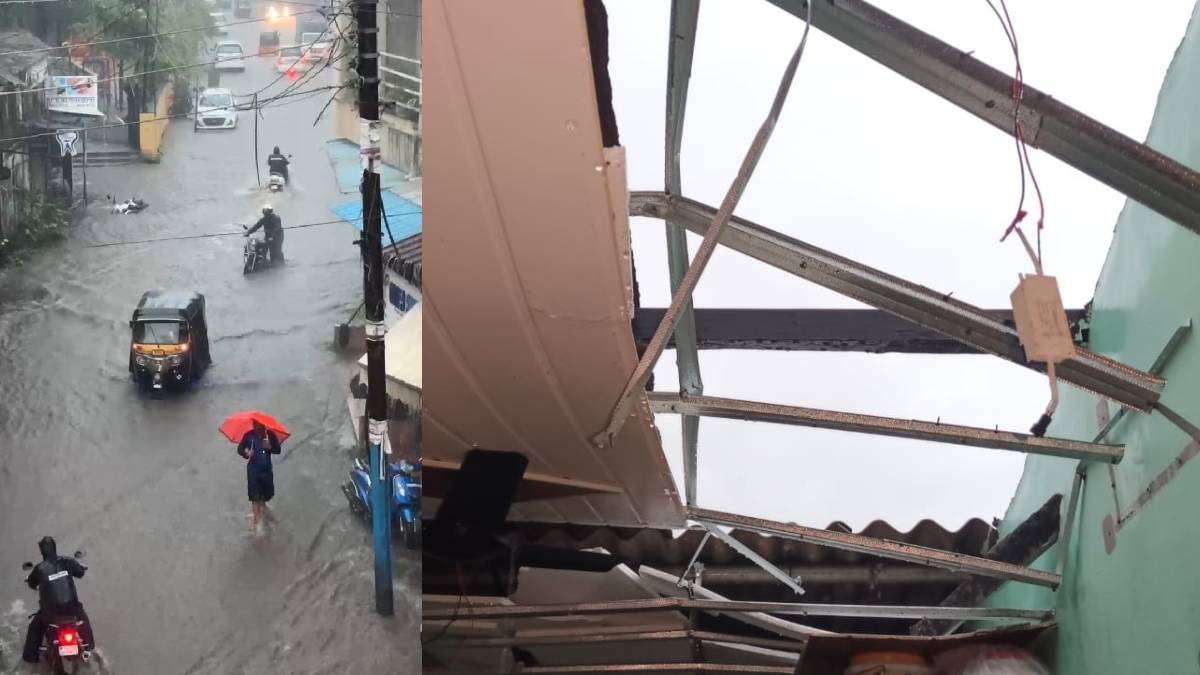 uran rain houses damaged