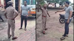 akola drunkard police sub inspector chaos