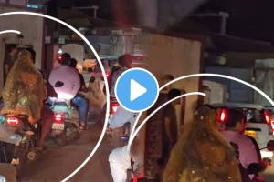 Bride ditches the car and rides a bike to reaches her wedding venue video goes viral