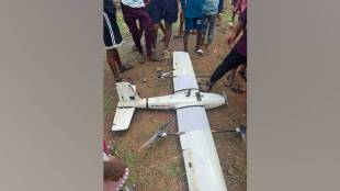 thane drone found near Kasara in Sahyadri range Thursday causing stir in Fugale village
