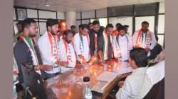 अहिल्यानगरमध्ये मेणबत्त्या पेटवून महावितरणचा राष्ट्रवादीकडून निषेध