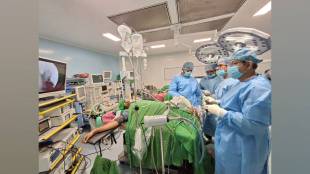 difficult and risky knee surgery successfully performed on a 24 year old man at Thane District Hospital