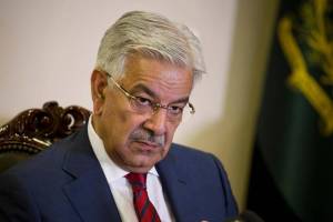 Pakistan Defence Minister Khawaja Asif