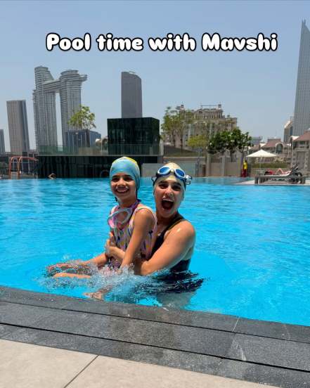 Priya Bapat Dubai Family Trip