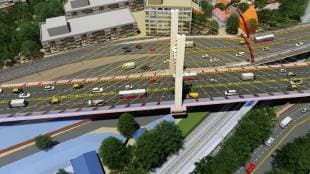 A new flyover has been constructed on Harbour lines Ray Road and is now open for passenger service