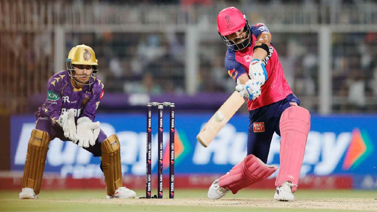 KKR vs RR: रियान परागचे ६ चेंडूत ६ षटकार, १८ वर्षांच्या IPL इतिहासात ‘ही’ कामगिरी करणारा पहिलाच फलंदाज; पाहा VIDEO