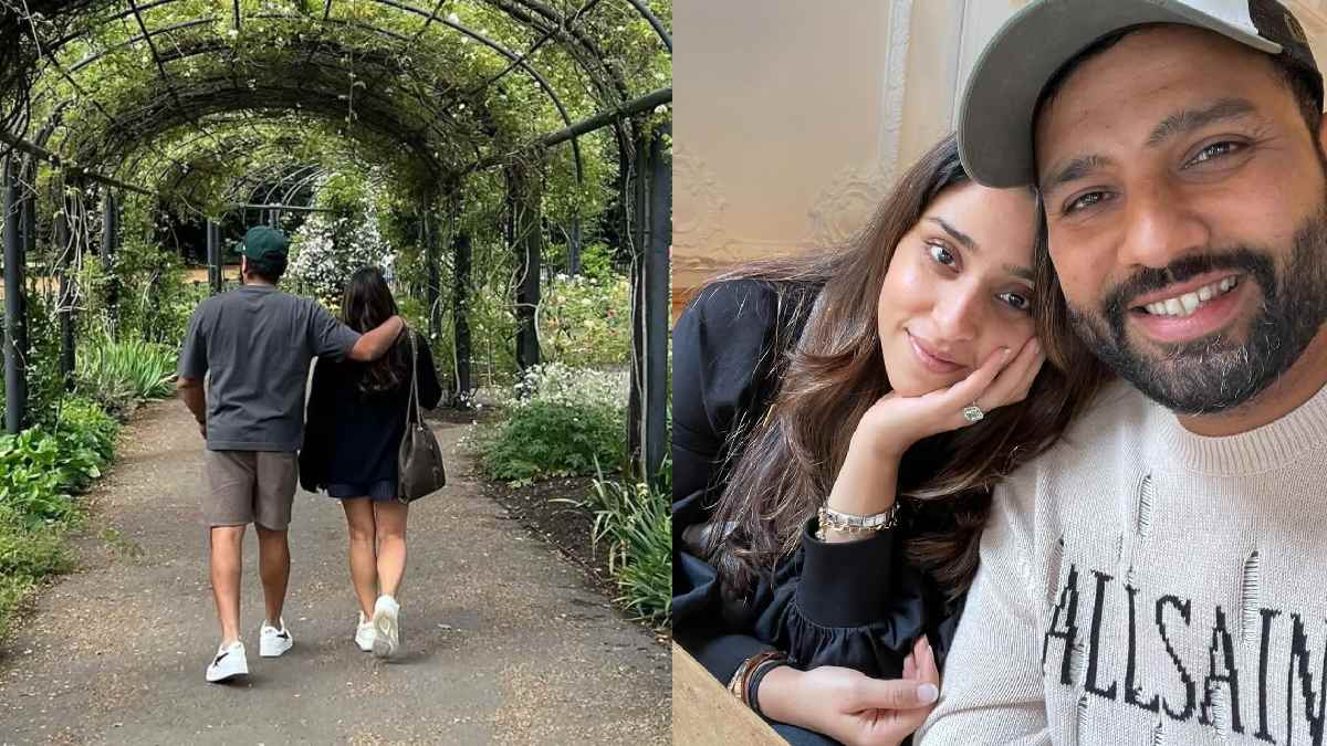 Rohit Sharma Wife Ritika Sajdeh Reaction on His Test Retirement Post with Emojis of Broken Heart And Salute