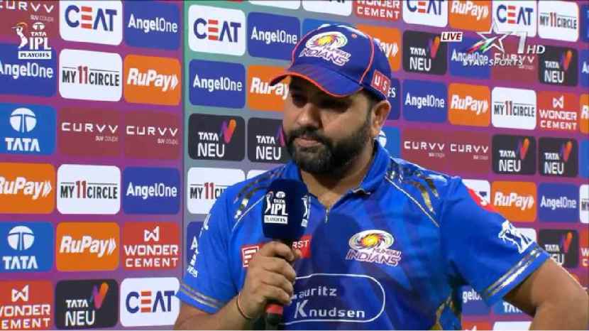 Rohit Sharma Statement on Mumbai Indians win After Winning POTM Award