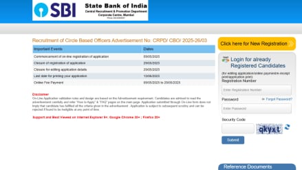 SBI CBO recruitment 2025