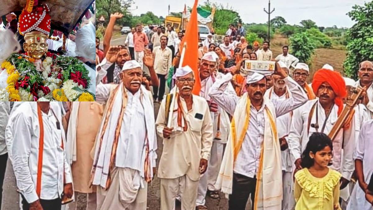 Sant Bendoji Baba from Ghuikhed in Chandur Railway Tehsil has departed for Pandharpur on foot