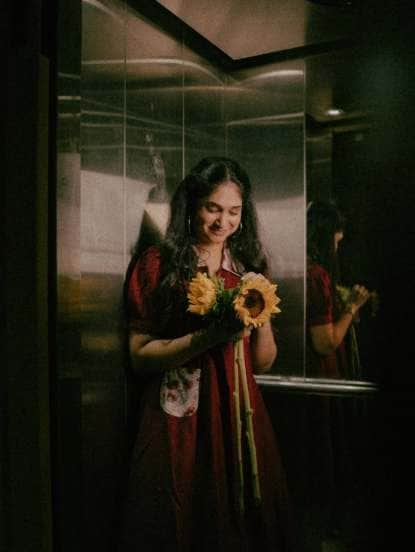 Priyadarshini Indalkar Collar Dress look