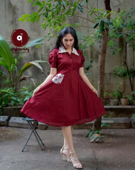 Priyadarshini Indalkar Collar Dress look