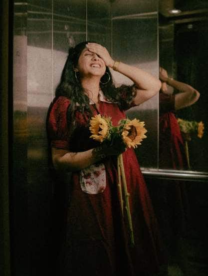 Priyadarshini Indalkar Collar Dress look