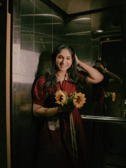 Priyadarshini Indalkar Collar Dress look
