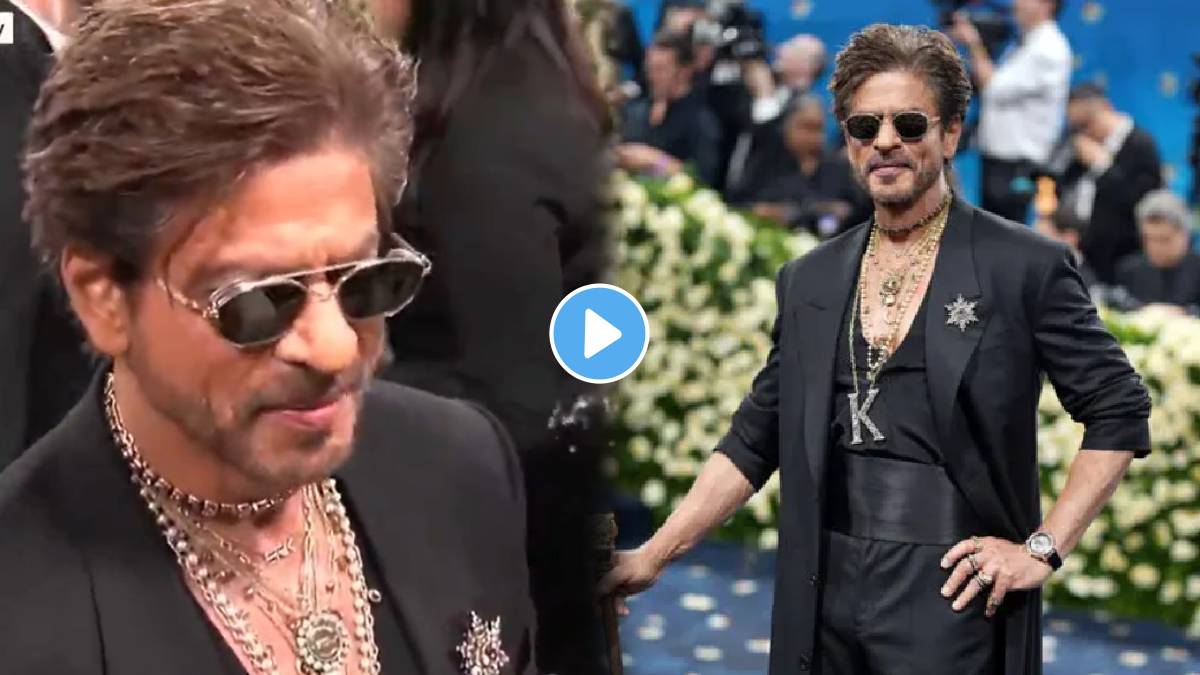 Met Gala 2025 Foreign media asks Shah Rukh Khan who he is on red carpet Video viral