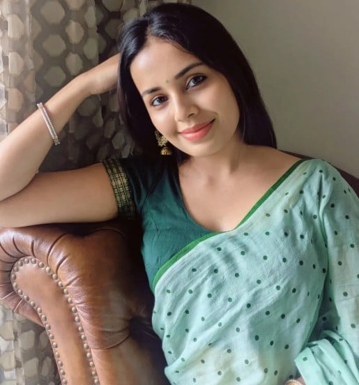 Shivani Rangole Kulkarni Saree Look