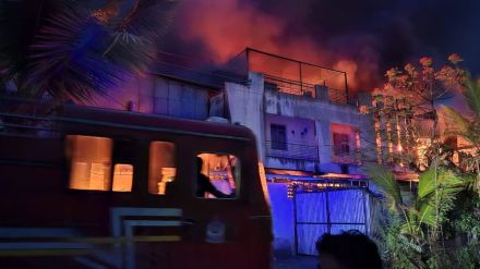 Solapur towel factory fire three workers dead