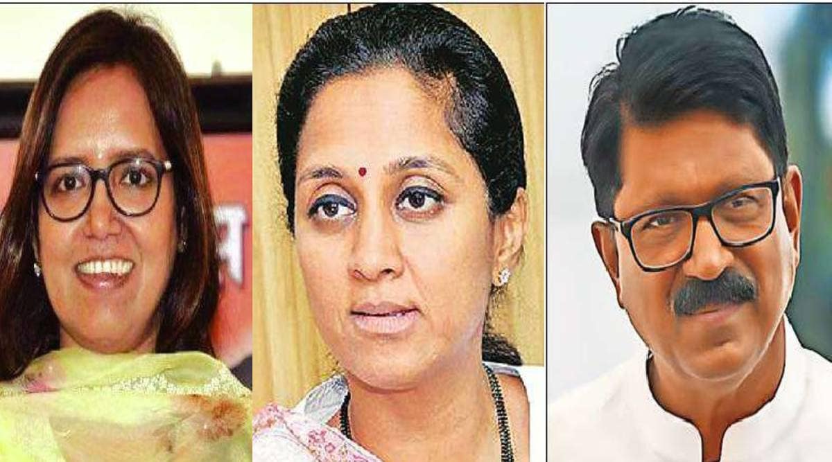 Supriya Sule, Varsha Gaikwad and Arvind Sawant