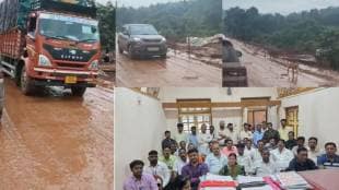 The Mumbai Goa National Highway in Ratnagiri district has become a disaster due to mud