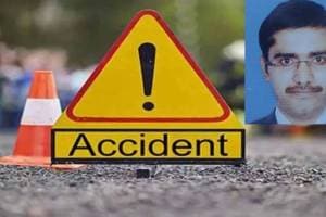 The incident where a young man died after hitting a divider took place in the Loni Kalbhor area on the Pune Solapur highway