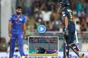 Turning Point of Mumbai Indians win Jasprit Bumrah Yorker to Washington Sundar
