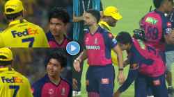 CSK vs RR: भारतीय संस्कार! वैभव सूर्यवंशी खाली वाकून धोनीच्या पाया पडला; हात मिळवताना ‘त्या’ कृतीने जिंकली सर्वांची मनं; VIDEO व्हायरल