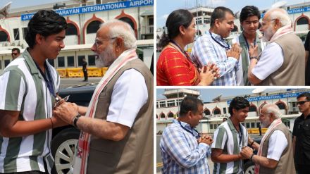 IPL Star Vaibhav Suryavanshi PM Modi Meet