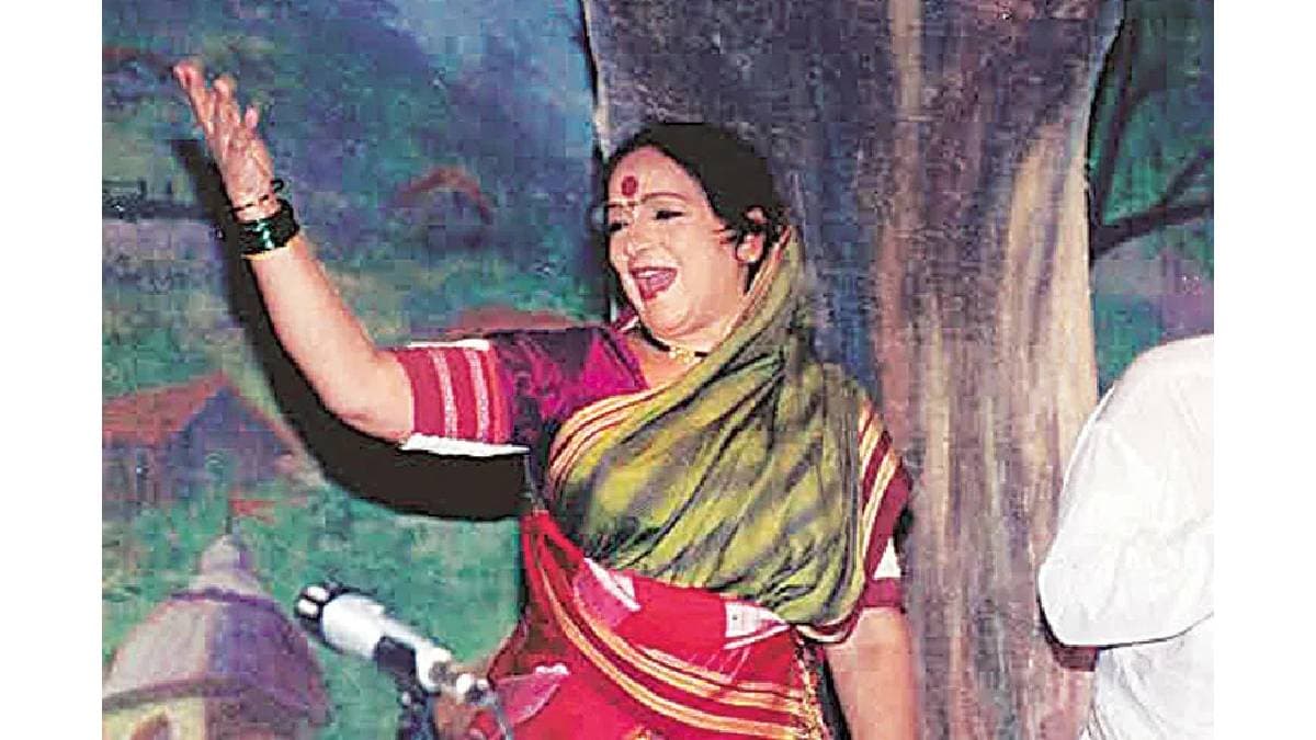 Veteran actress Bharti Gosavi passed away on Friday due to a heart attack