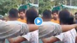 बापरे! ‘तिला’ भेटायला आला आणि भलतंच घडलं; घरच्यांनी भररस्त्यात केली दे दणादण धुलाई, गर्लफ्रेंडचे केस ओढले अन्…पाहा VIDEO