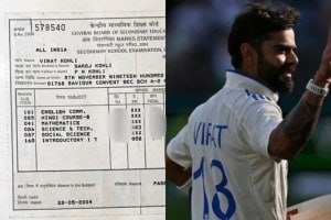 Virat Kohli CBSE Class 10 Marksheet