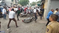 अहिल्यानगर : अतिक्रमण हटाव मोहिमेस विरोध करणाऱ्यांना पांगवण्यासाठी लाठीमार