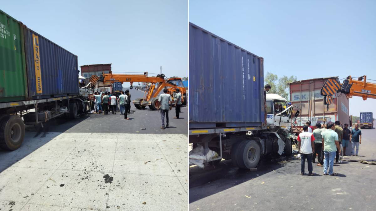 Mumbai Ahmedabad National Highway accident updates