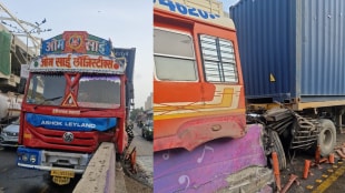 Accident on Ghodbunder Road, traffic jam from Manpada to Kasarvadavali