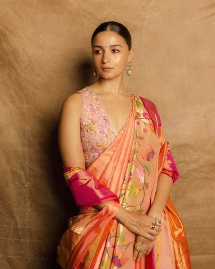 alia bhatt marathi look