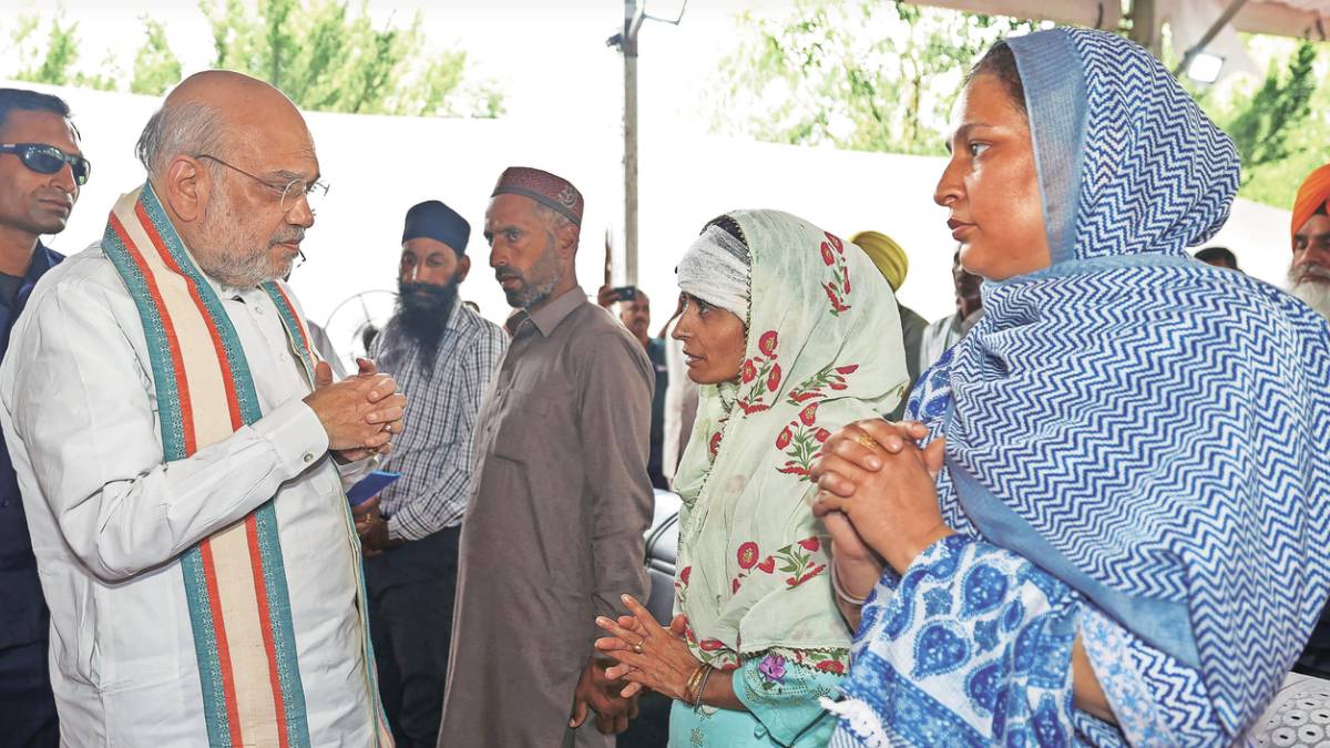 Amit Shah financial assistance for shelling victims news in marathi