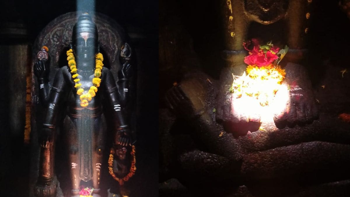 buldhana lonar daitaysudan temple sun ray festival from may