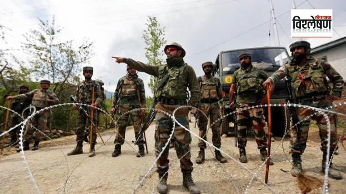 Indian military officers on pakistan