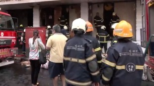 Mumbai libas showroom fire news