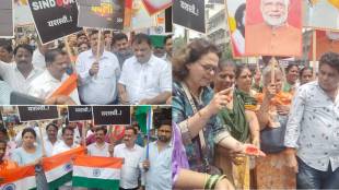 dombivli shiv sena activities celebration after terror camps destroyed