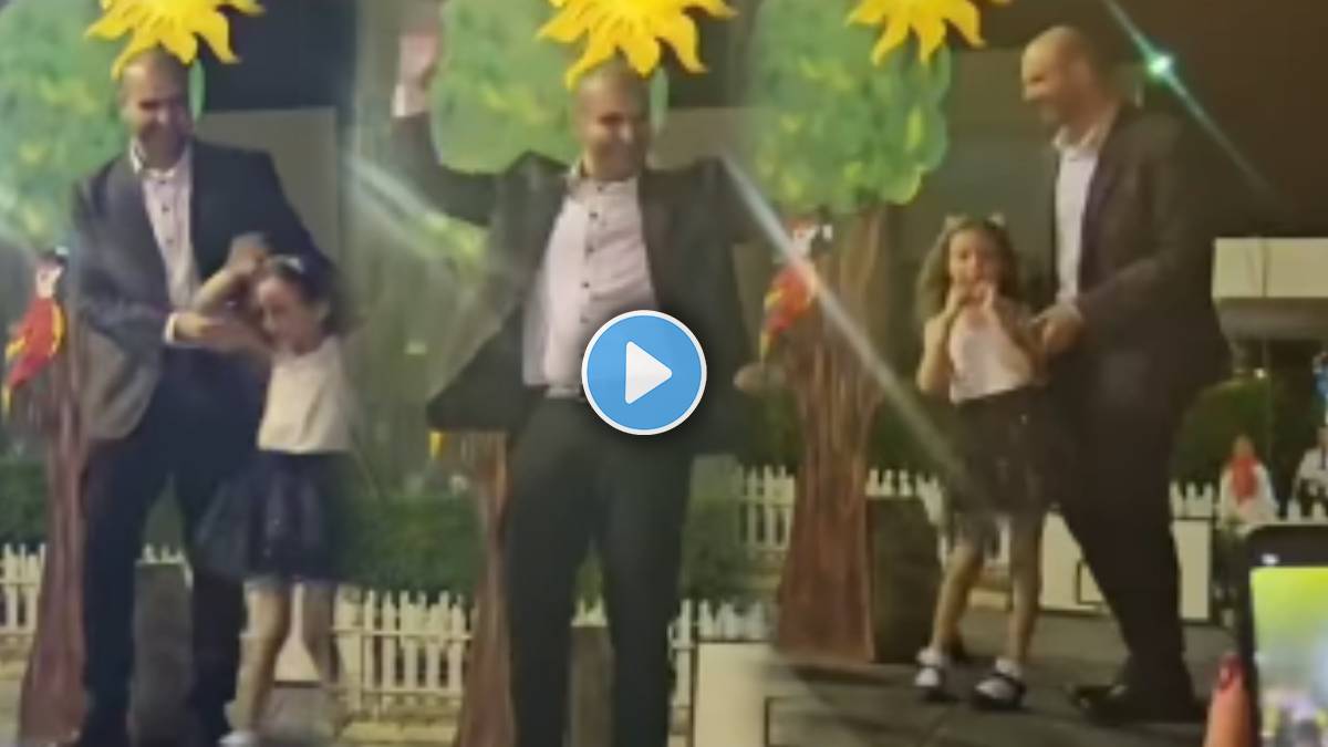 dad becomes a dancer partner For Daughter