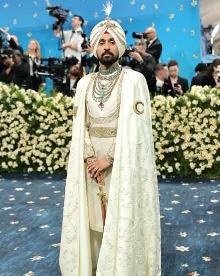 diljit dosanjh royal look first punjabi actor to participate in at met gala