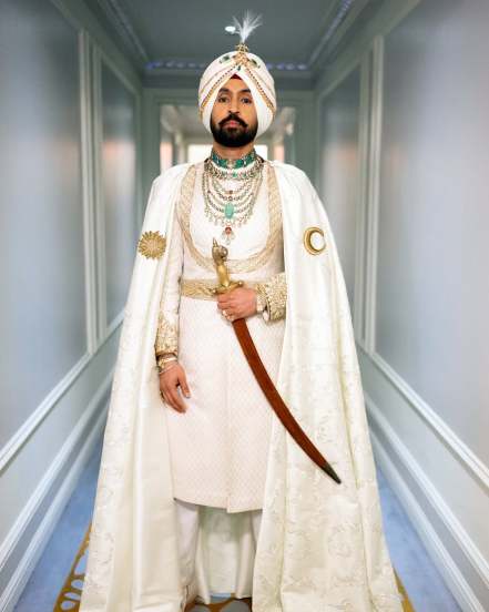 diljit dosanjh royal look first punjabi actor to participate in at met gala