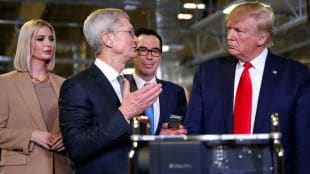 Apple iPhone factory in America with cost increase and profit decline impact