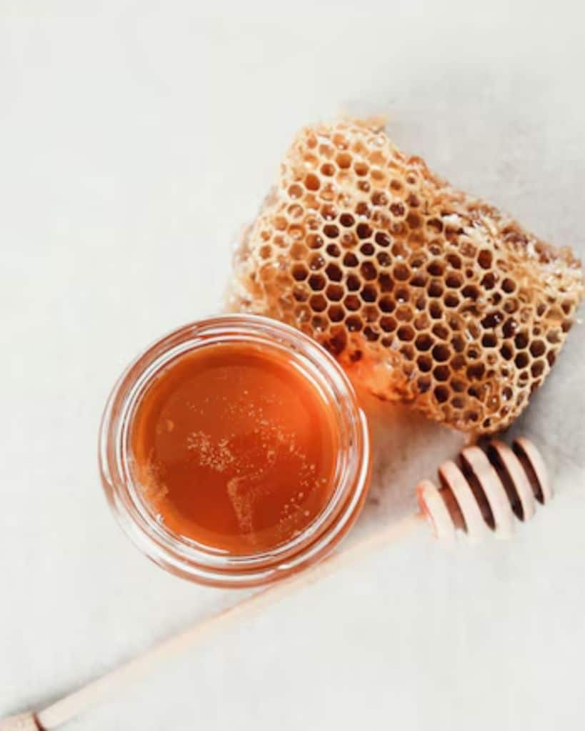 sugar and honey