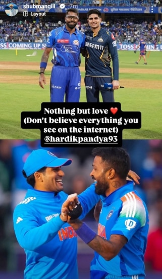 Shubman Gill Instagram Story