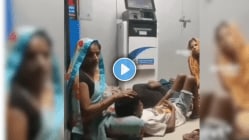 हद्दच झाली राव! उकाड्यामुळे वैतागले अन् थेट एटीएममध्ये लेकरांना झोपायला घेऊन गेल्या काकू, Video Viral